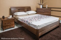 Двоспальне ліжко Маріта S Олімп 180х200 см Венге Венге RD1250-30 фото