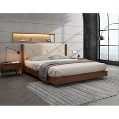 Ліжко Сіена ArtWood 160х200 см Горіх світлий Горіх світлий RD744-1 фото