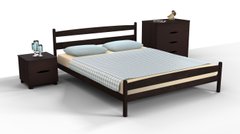 Кровать односпальная Ликерия Микс Мебель 90х200 см Орех темный Орех темный RD50-5 фото