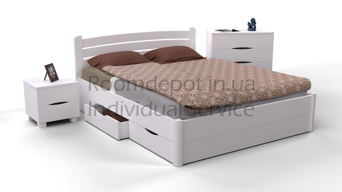 Ліжко підліткове з ящиками Софія Мікс Меблі 120х200 см Венге Венге RD40-2 фото
