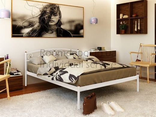 Ліжко Верона 1 Метакам 90х200 см Коричневий Коричневий RD92-3 фото