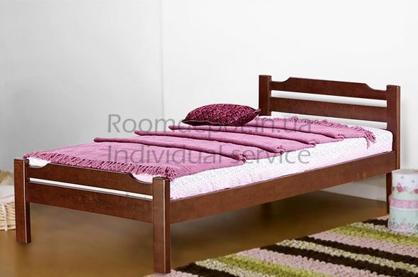 Кровать Ольга односпальная Микс Мебель 90х200 см Каштан Каштан RD3-1 фото