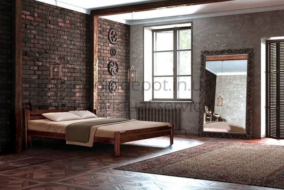 Кровать деревянная Ольга Микс Мебель 160х200 см Орех Орех RD17-3 фото