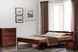 Ліжко дерев'яне Ольга Мікс Меблі 140х200 см Горіх RD17 фото 3