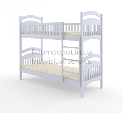 Двухъярусная кровать Жасмин MebiGrand 90х190 см Махонь Махонь RD941-9 фото
