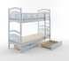 Двухъярусная кровать Жасмин MebiGrand 90х190 см Махонь RD941-9 фото 8