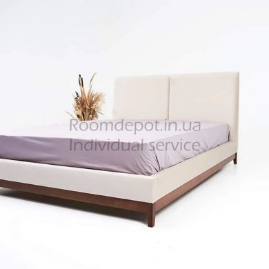 Кровать Кальяри с мягким изголовьем ЛЕВ 140х190 см Категория ткани 1  RD2863-5 фото