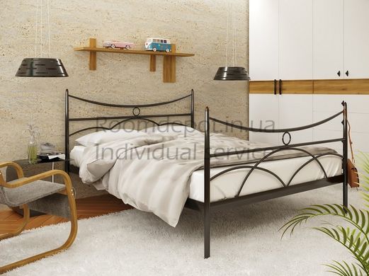 Кровать Барселона 2 Метакам 180х200 см Черный матовый Черный матовый RD1450-55 фото