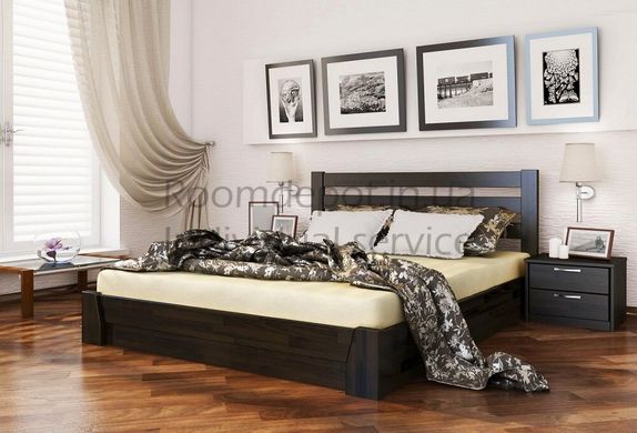 Кровать с механизмом Селена Эстелла 160х200 см Орех темный, Щит Орех темный RD103-40 фото