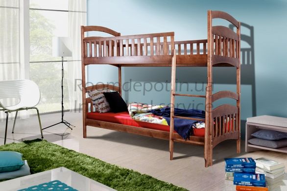 Ліжко двох'ярусне Кіра Мікс Меблі 80х200 см Яблуня Яблуня RD9 фото