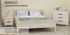 Кровать Марго с филенкой без изножья Олимп 200х200 см Венге Венге RD815-66 фото