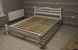 Деревянная кровать Даллас MebiGrand 120х200 см Орех темный RD1423-8 фото 3