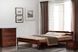 Ліжко дерев'яне Ольга Мікс Меблі 160х200 см Горіх RD17-3 фото 1