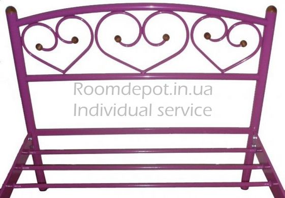 Кровать Дарина 1 Метакам 80х190 см Фиолетовый Фиолетовый RD77-18 фото