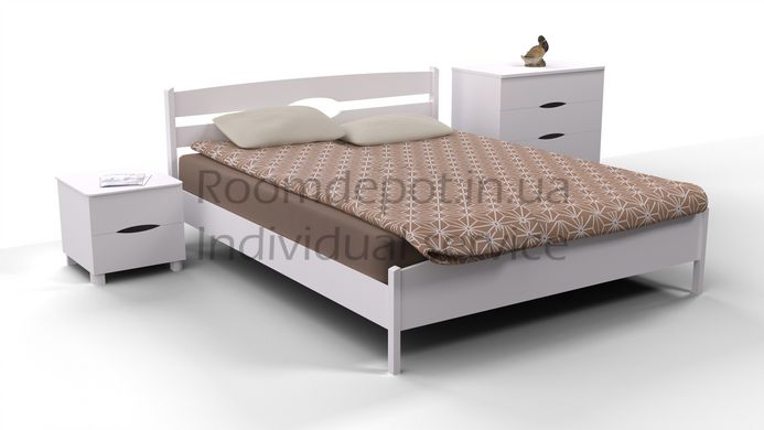 Кровать Ликерия Люкс Микс Мебель 160х200 см Орех темный Орех темный RD52-16 фото
