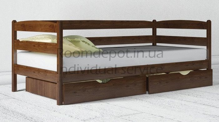 Кровать с ящиками Марио Олимп 90х200 см Венге Венге RD1254-12 фото