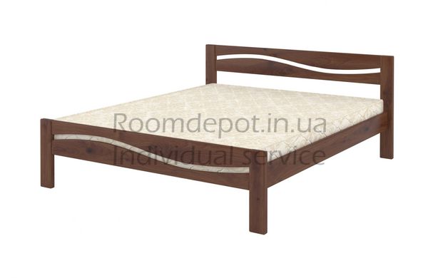 Деревянная кровать Неаполь MebiGrand 180х200 см Орех темный Орех темный RD1366-36 фото