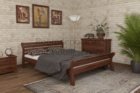 Деревянная кровать Верона MebiGrand 180х200 см Орех темный Орех темный RD1420-32 фото