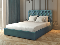 Ліжко Анталія з підйомним меxанізмом ЛЕВ 160х200 см Категорія тканини 1  RD2776-6 фото