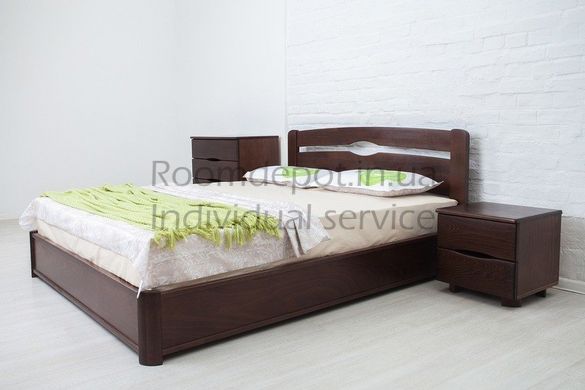 Ліжко Нова з підйомним механізмом Олімп 200х200 см Венге Венге RD1346-18 фото