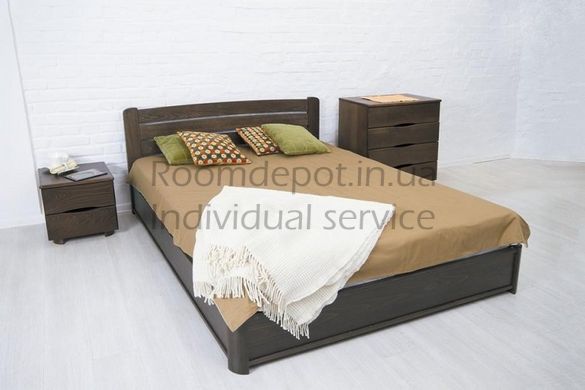 Кровать деревянная София Микс Мебель 140х200 см Венге Венге RD38-2 фото