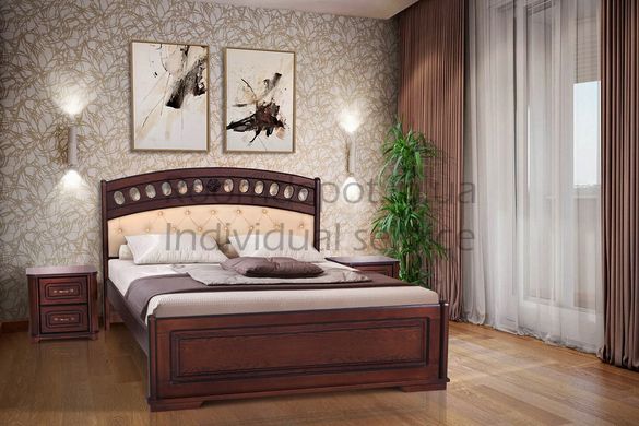 Кровать Фелиция Микс Мебель 180х200 см Орех темный Орех темный RD2705-1 фото