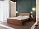 Ліжко Мадрид з м'яким узголів'ям 20 ЛЕВ Бук натуральний 160х200 см RD1749-60 фото 1
