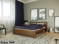 Кровать Жасмин ЛЕВ Бук натуральный 160х190 см Бук натуральный RD141-70 фото