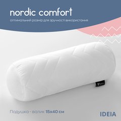 Подушка валик Nordic Comfort IDEIA 15*40 Білий RD3045 фото