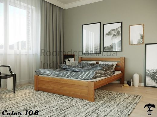Кровать Жасмин ЛЕВ Бук натуральный 180х200 см Бук натуральный RD141-80 фото