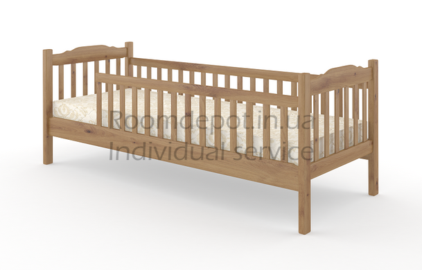 Детская кровать Карина MebiGrand 80х200 см Орех светлый Орех светлый RD28-9 фото