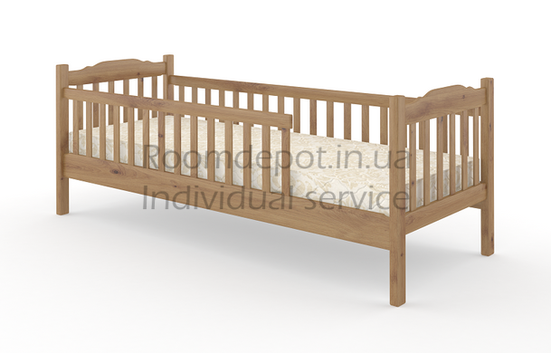 Детская кровать Карина MebiGrand 90х200 см Орех светлый Орех светлый RD28-25 фото