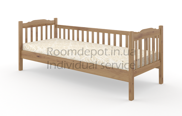 Детская кровать Карина MebiGrand 80х200 см Орех светлый Орех светлый RD28-9 фото