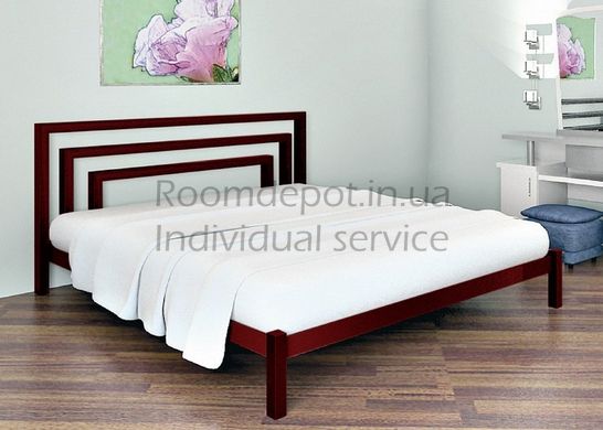 Кровать Брио 1 Метакам 90х200 см Красный лак Красный лак RD76-12 фото