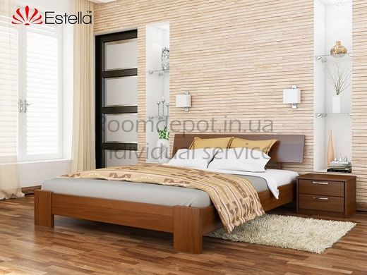 Деревянная кровать Титан Эстелла 140х190 см Орех темный, Щит Орех темный RD105-32 фото