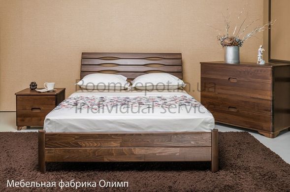 Двуспальная кровать Марита S Олимп 140х190 см Венге Венге RD1250 фото