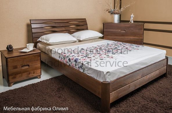 Двоспальне ліжко Маріта S Олімп 160х190 см Венге Венге RD1250-12 фото