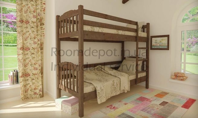 Двох'ярусне ліжко Бай-бай MebiGrand 80х200 см Горіх світлий Горіх світлий RD1429-9 фото