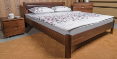 Ліжко Марго м'яка без ізніжжя Олімп 160х190 см Венге Венге RD341-110 фото