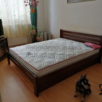 Деревянная кровать Премьера MebiGrand 160х200 см Орех светлый Орех светлый RD1086-25 фото