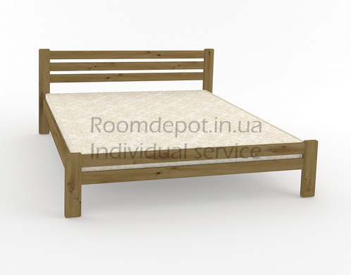 Дерев'яне ліжко Прем'єра MebiGrand 90х200 см Венге Венге RD1086-6 фото