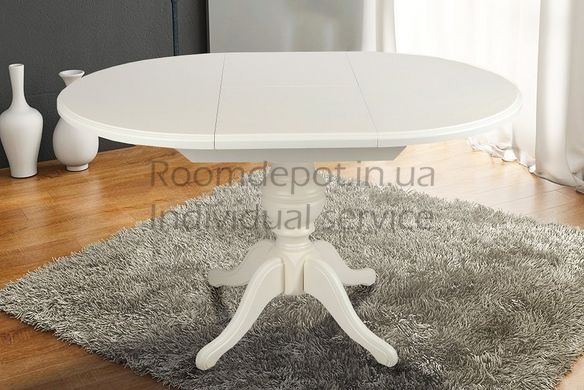 Стол обеденный Гермес Микс Мебель Белый Белый RD581-1 фото