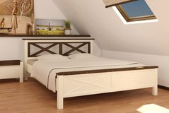 Ліжко дерев'яне Нормандія Мікс Меблі 160 х 200 см  RD841 фото
