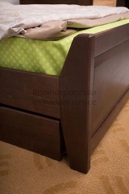 Ліжко Сіті з фільонкою і ящиками Олімп 120х190 см Венге Венге RD1248 фото