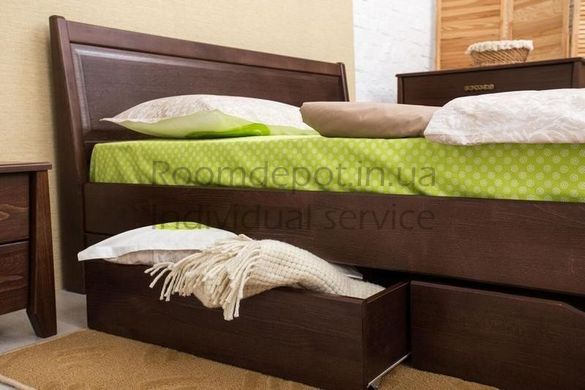 Ліжко Сіті з фільонкою і ящиками Олімп 120х190 см Венге Венге RD1248 фото
