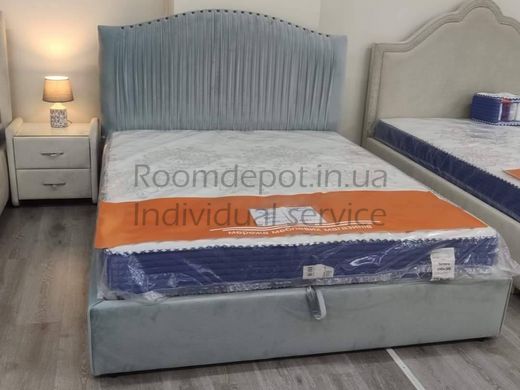 Кровать Тоскания с подъемным меxанизмом ЛЕВ 160х200 см Категория ткани 1  RD2779-6 фото