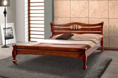 Кровать деревянная Динара Микс Мебель 160 х 200 см Орех темный Орех темный RD4-7 фото