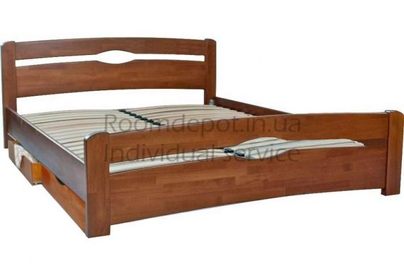 Ліжко Нова з ящиками Олімп 90х200 см Венге Венге RD1283-6 фото