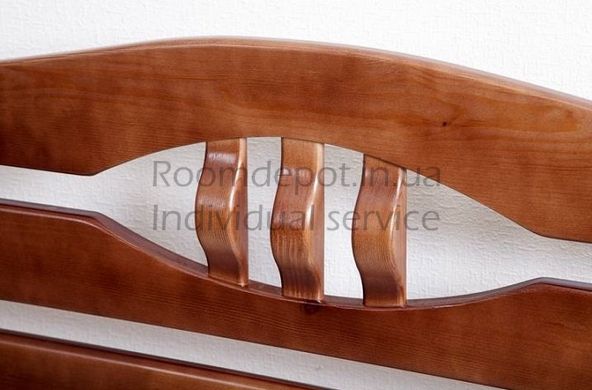 Кровать деревянная Динара Микс Мебель 140 х 200 см Орех темный Орех темный RD4-2 фото