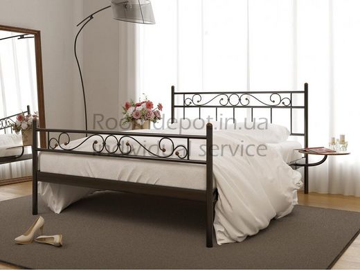Ліжко Есмеральда 2 Метакам 180х200 см Білий Білий RD80-30 фото